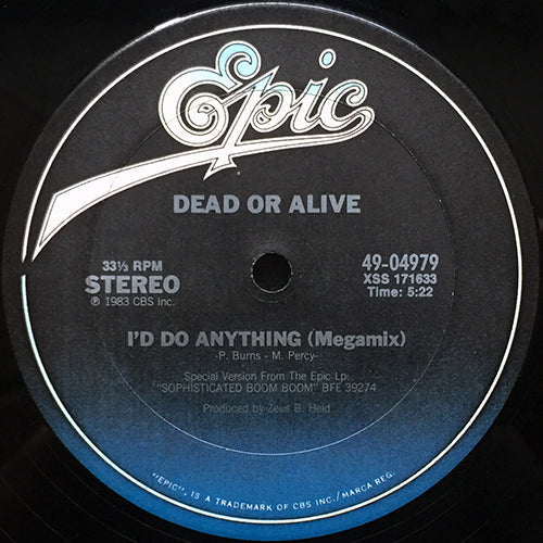 DEAD OR ALIVE // I'D DO ANYTHING (MEGAMIX) (5:22) / GIVE IT TO ME (3:20)