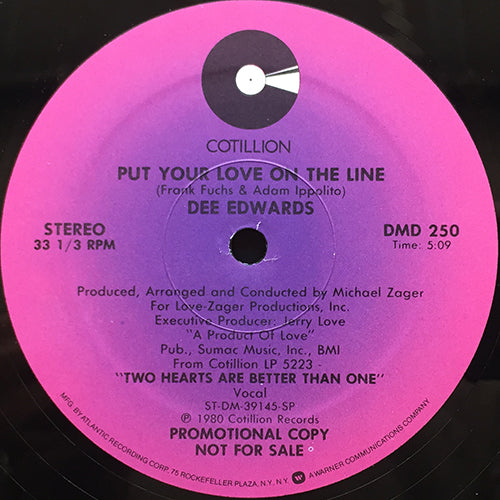 DEE EDWARDS // PUT YOUR LOVE ON THE LINE (5:09)
