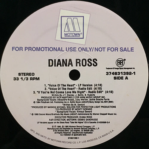 DIANA ROSS // IF YOU'RE NOT GONNA LOVE ME RIGHT (3VER)