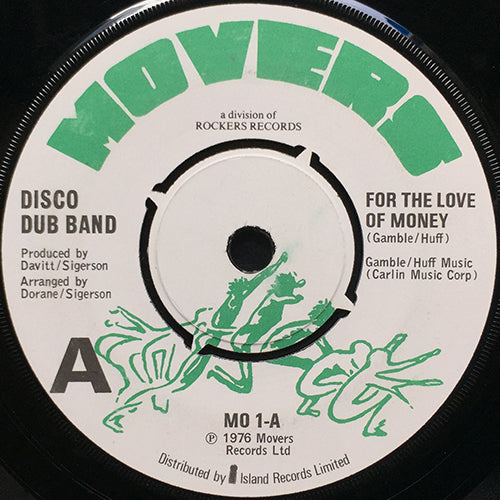 DISCO DUB BAND // FOR THE LOVE OF YOU (4:10) / (DISCO DUB) (4:12)