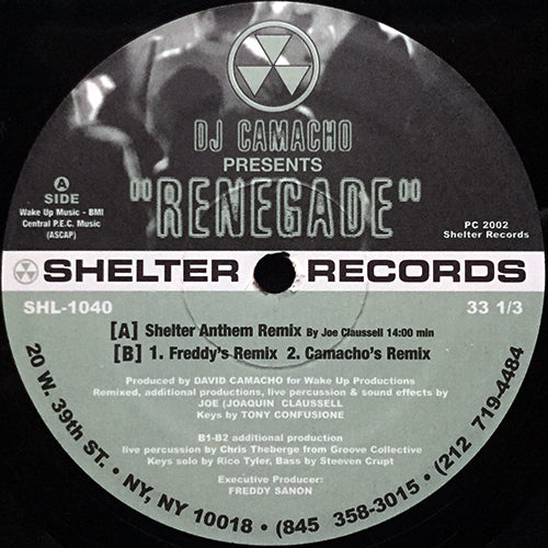DJ CAMACHO // RENEGADE (3VER)