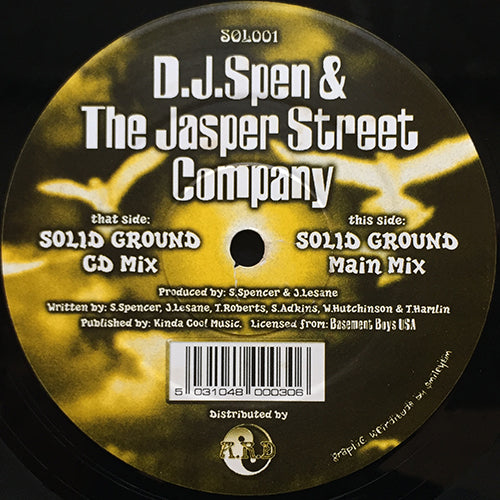 DJ SPEN & THE JASPER STREET COMPANY // SOLID GROUND (CD MIX) / (MAIN MIX)