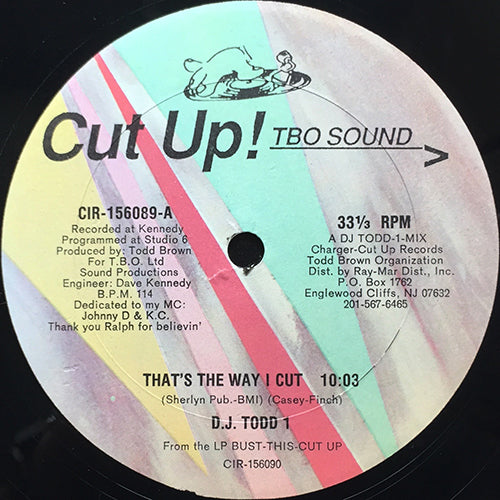 DJ TODD 1 // THAT'S THE WAY I CUT (3VER)