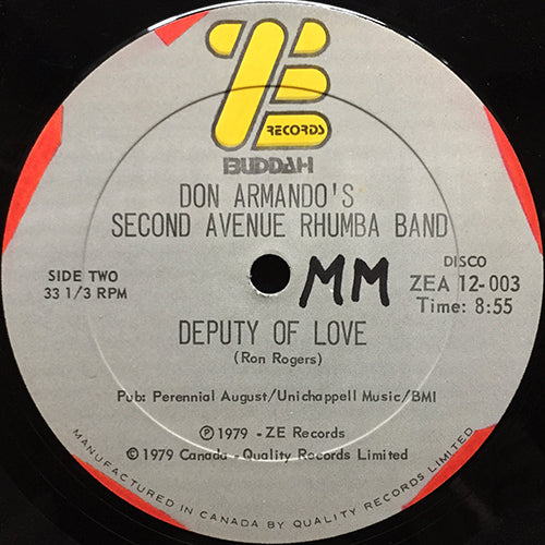 DON ARMANDO'S SECOND AVENUE RHUMBA BAND // DEPUTY OF LOVE (8:55) / I'M AN INDIAN, TOO (8:27)
