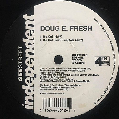 DOUG E. FRESH // IT'S ON (3VER) / WHERE'S DA PARTY AT (2VER)