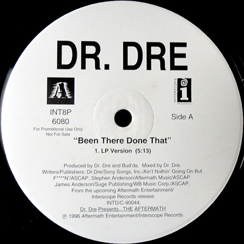 DR. DRE // BEEN THERE, DONE THAT (3VER)