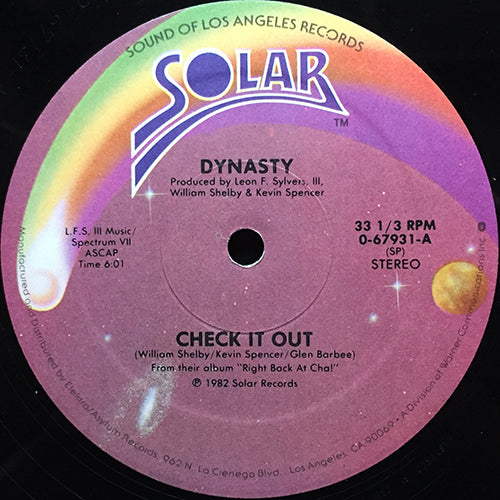 DYNASTY // CHECK IT OUT (6:01) / QUESTIONS (3:37)