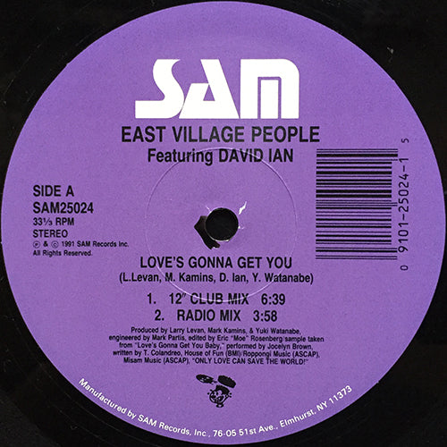 EAST VILLAGE PEOPLE feat. DAVID IAN // LOVE'S GONNA GET YOU (4VER)