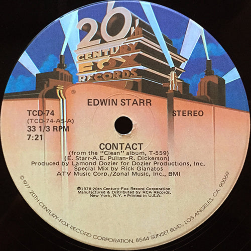 EDWIN STARR // CONTACT (7:21) / DON'T WASTE YOUR TIME (4:01
