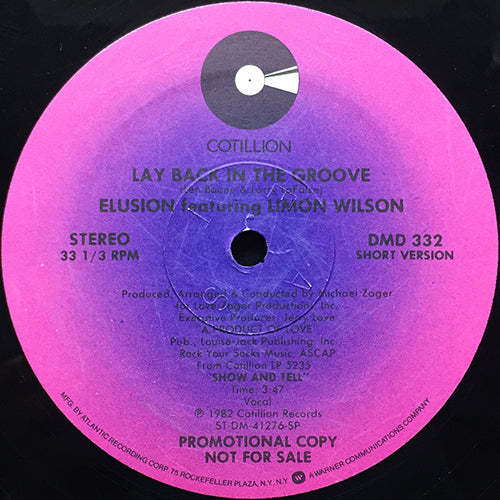 ELUSION feat. LIMON WILSON // LAY BACK IN THE GROOVE (3:47/5:17)