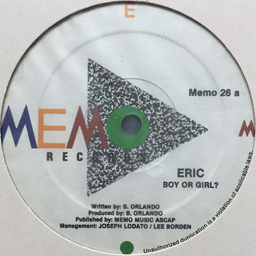 ERIC // BOY OR GIRL / (INSTRUMENTAL)