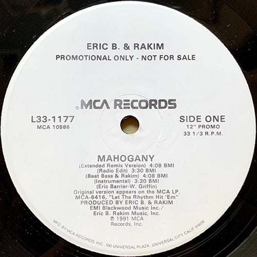 ERIC B. & RAKIM // MAHOGANY (4VER) / NO OMEGA (3VER)