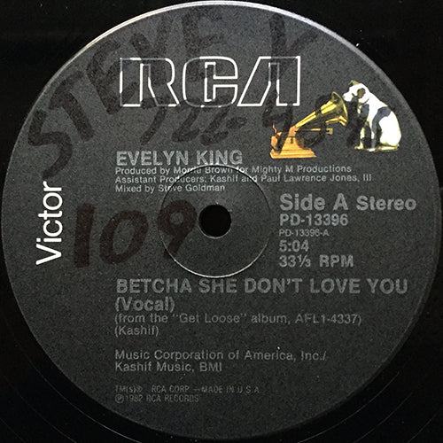 EVELYN "CHAMPAGNE" KING // BETCHA SHE DON'T LOVE YOU (5:04) / INST (6:22)