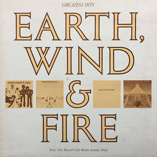 EARTH, WIND & FIRE // GREATEST HITS (LP) inc. SHINING STAR / I'LL WRITE A SONG FOR YOU / GETAWAY / SINGASONG / CAN'T HIDE LOVE / LOVE'S HOLIDAY / THAT'S THE WAY OF THE WORLD / REASONS