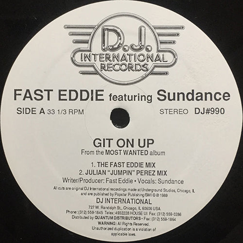 FAST EDDIE feat. SUNDANCE // GIT ON UP (4VER)