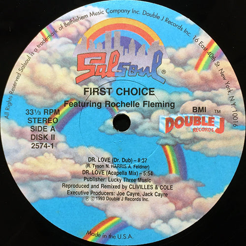 FIRST CHOICE feat. ROCHELLE FLEMING // DOCTOR LOVE (C&C MUSIC FACTORY'S CLIVILLES and COLE REMIX) (9VER)