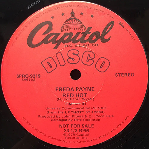 FREDA PAYNE // RED HOT (4:00)