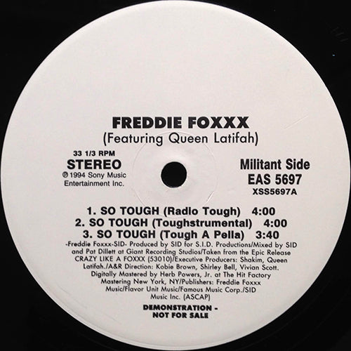 FREDDIE FOXXX // SO TOUGH (5VER) / CRAZY LIKE A FOXXX