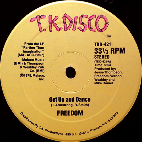 FREEDOM // GET UP AND DANCE (5:54) / YOU'VE JUST GOT TO BE THE ONE (3:45)