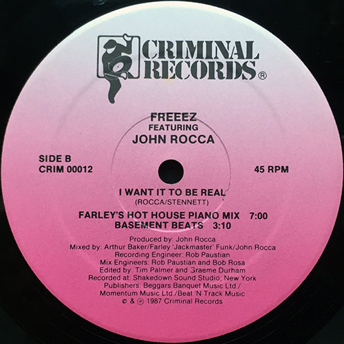 FREEEZ feat. JOHN ROCCA // I WANT IT TO BE REAL (REMIX) (4VER)