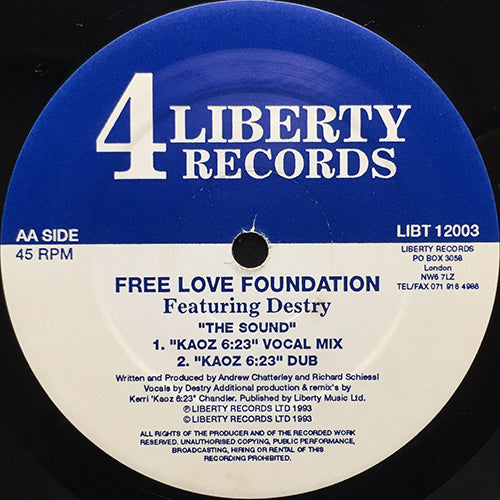 FREE LOVE FOUNDATION feat. DESTRY // THE SOUND (4VER)