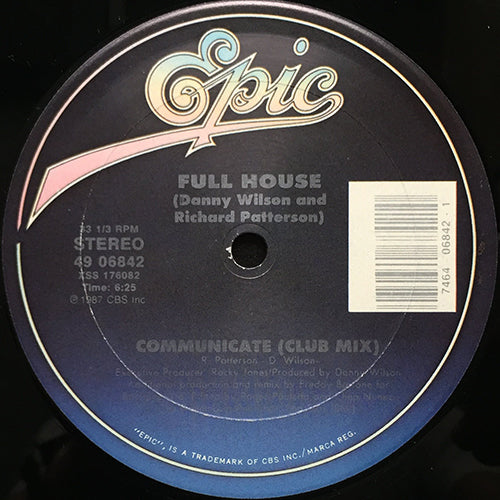 FULL HOUSE (DANNY WILSON and RICHARD PATTERSON) // COMMUNICATE (3VER)