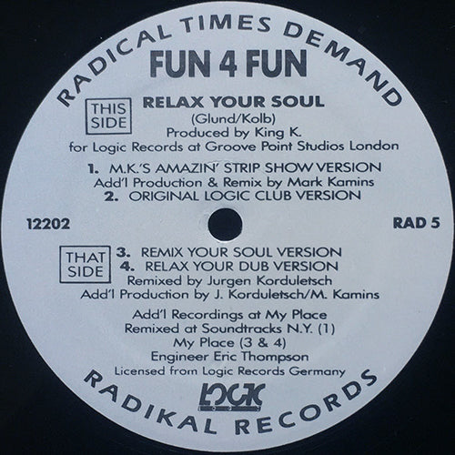 FUN 4 FUN // RELAX YOUR SOUL (4VER)