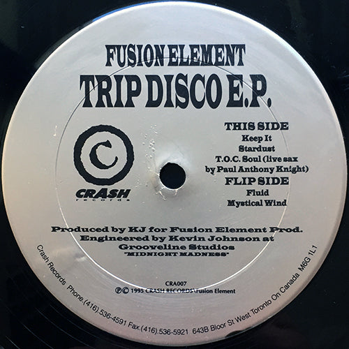 FUSION ELEMENT // TRIP DISCO (EP) inc. KEEP IT / STARDUST / T.O.C. SOUL / FLUID / MYSTICAL WIND