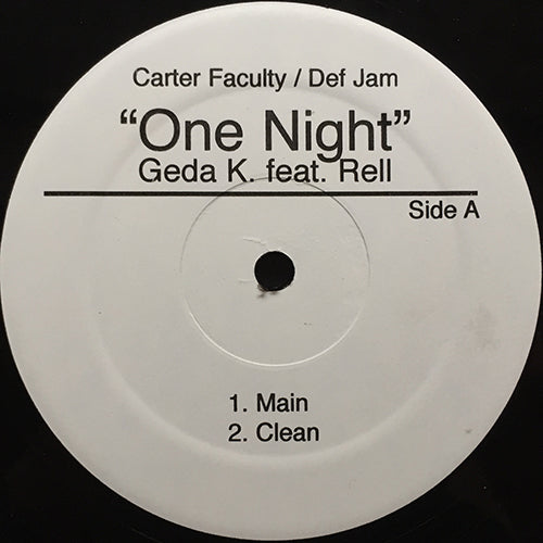 GEDA K. feat. RELL // ONE NIGHT (5VER)
