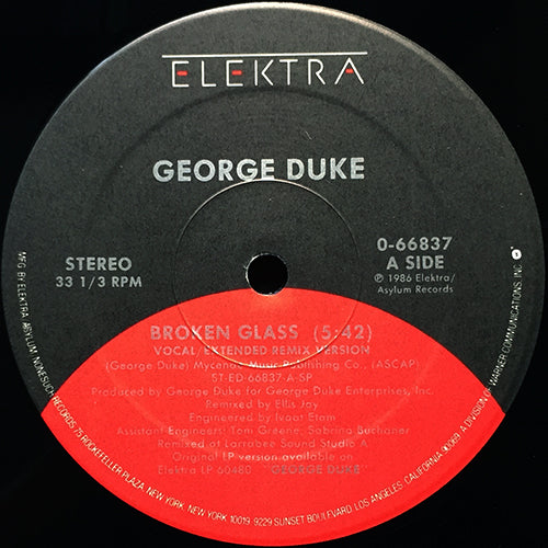 GEORGE DUKE // BROKEN GLASS (4VER)