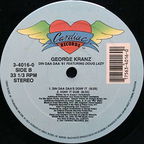 GEORGE KRANZ feat. DOUG LAZY // DIN DAA DAA '91 (4VER)