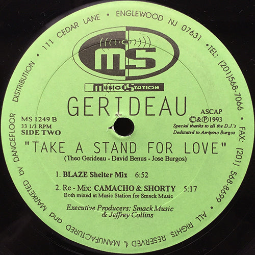 GERIDEAU // TAKE A STAND FOR LOVE (4VER)