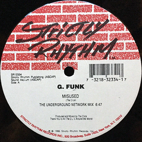G. FUNK // MISUSED (3VER)