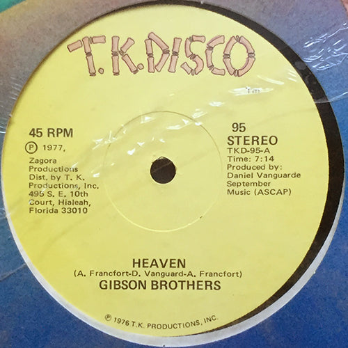 GIBSON BROTHERS // HEAVEN (7:14) / SYMPHONY (4:50)