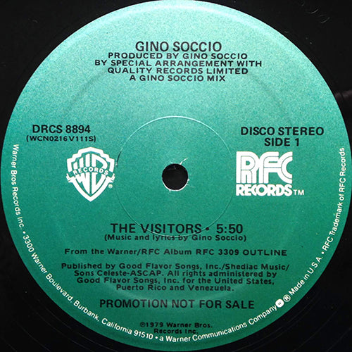 GINO SOCCIO // THE VISITORS (5:50) / LES VISITEURS (4:16)