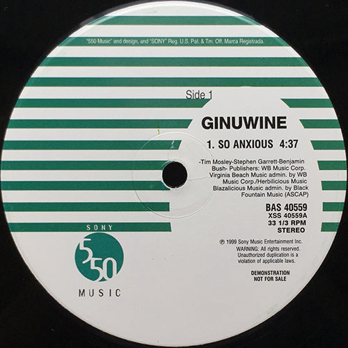 GINUWINE // SO ANXIOUS (3VER)
