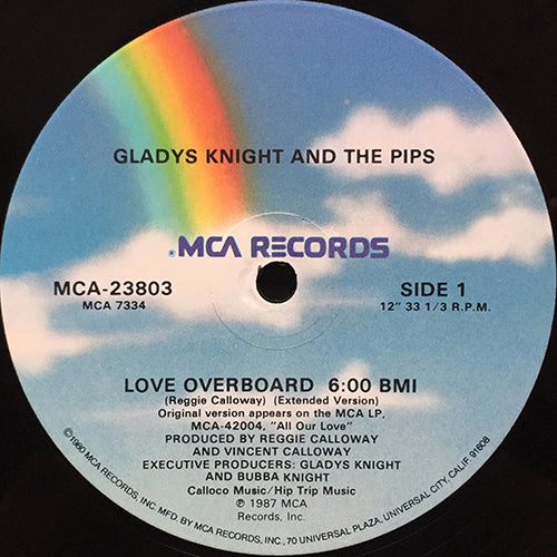 GLADYS KNIGHT & THE PIPS // LOVE OVERBOARD (6:00) / INST (6:00)