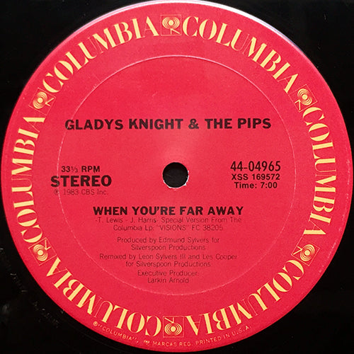 GLADYS KNIGHT & THE PIPS // WHEN YOU'RE FAR AWAY (7:00) / INST (6:00)