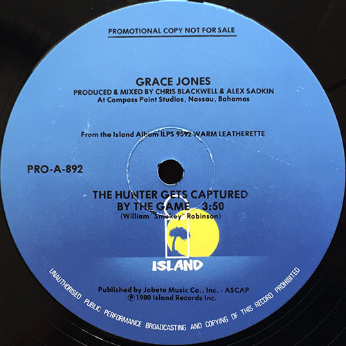 GRACE JONES // THE HUNTER GETS CAPTURED BY THE GAME (3:50)