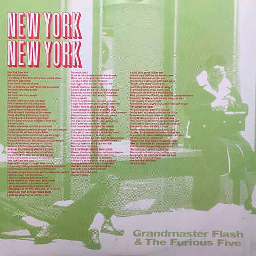 GRANDMASTER FLASH & THE FURIOUS FIVE // NEW YORK NEW YORK (7:21) / INST (7:21)