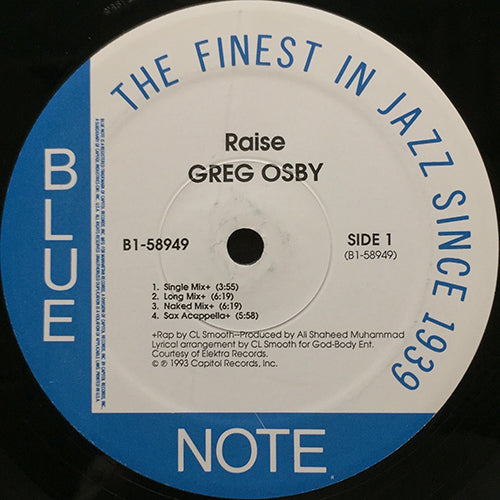 GREG OSBY // RAISE (5VER) / MR. GUTTERMAN (REMIX)