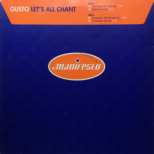 GUSTO // LET'S ALL CHANT (4VER)