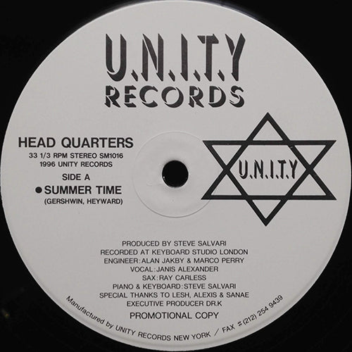 HEAD QUARTERS // SUMMER TIME / GROOVIN'