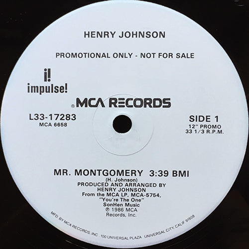 HENRY JOHNSON // MR. MONTGOMERY (3:39)