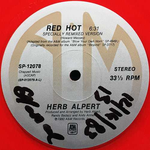 HERB ALPERT // RED HOT (6:31/3:45)