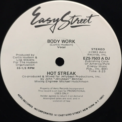HOT STREAK // BODY WORK (8:23/4:22) / INST (7:15)