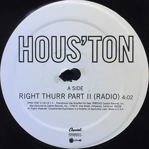 HOUS'TON // RIGHT THURR PART 2 (3VER)