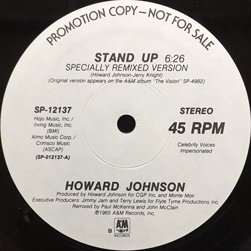 HOWARD JOHNSON // STAND UP (6:26) / SO TUFF (4:50)