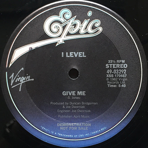 I LEVEL // GIVE ME (5:40) / 3 A.M. (4:40)