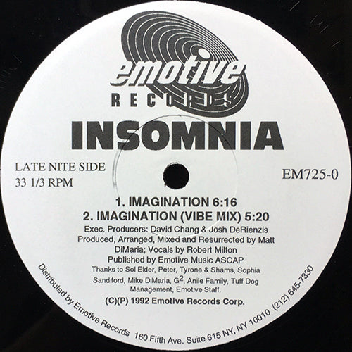 INSOMNIA // IMAGINATION (2VER) / WHO HAS THE JAZZ / SUMMER SWING